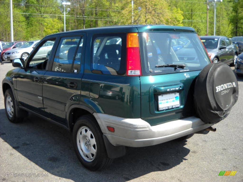 1999 CR-V LX 4WD - Clover Green Pearl / Charcoal photo #5
