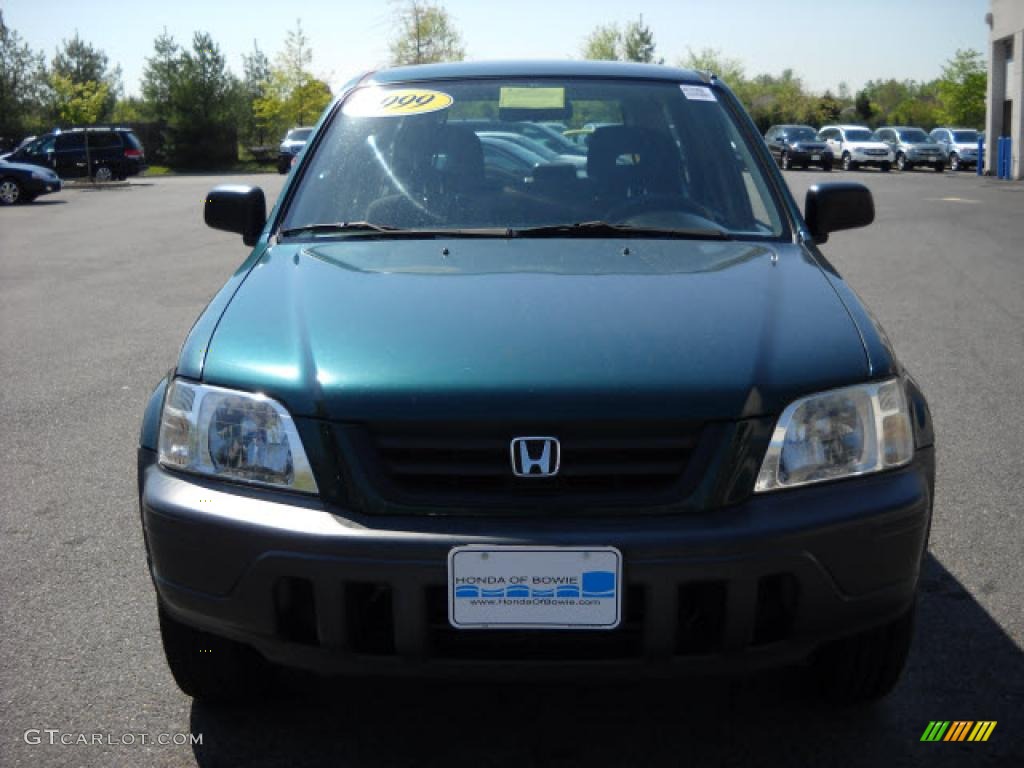1999 CR-V LX 4WD - Clover Green Pearl / Charcoal photo #8