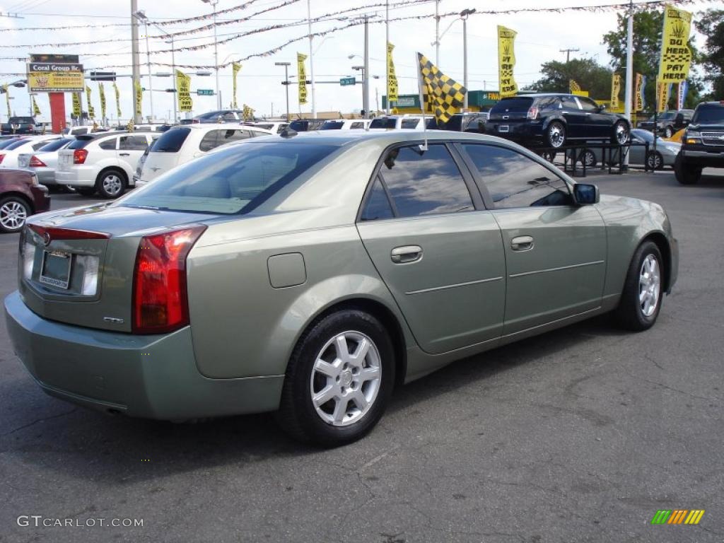 2004 CTS Sedan - Silver Green / Light Neutral photo #6