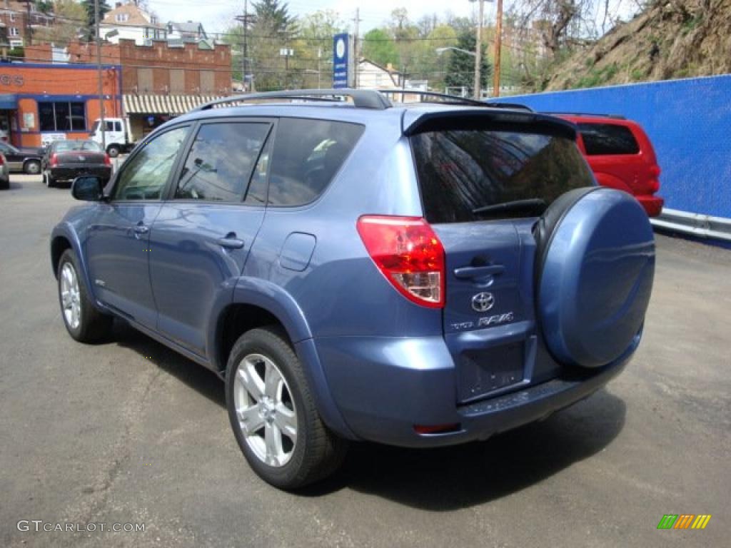 2006 RAV4 Sport 4WD - Pacific Blue Metallic / Dark Charcoal photo #3