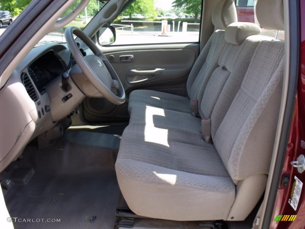 2006 Tundra Regular Cab - Salsa Red Pearl / Taupe photo #10