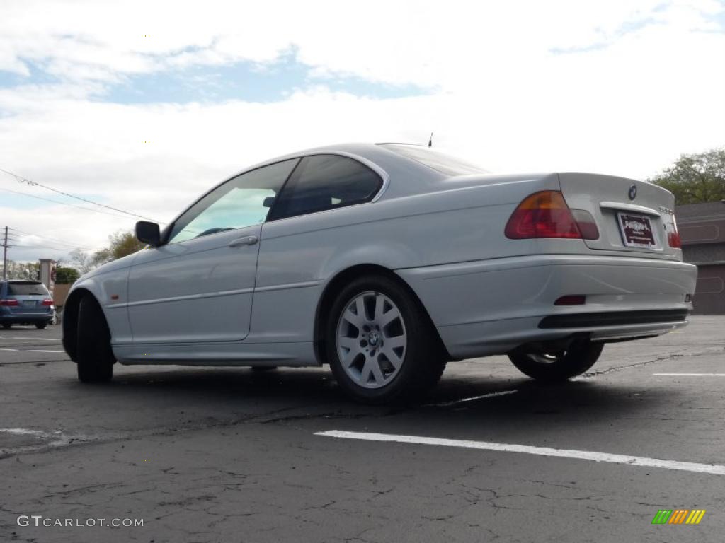2000 3 Series 323i Coupe - Alpine White / Sand photo #4