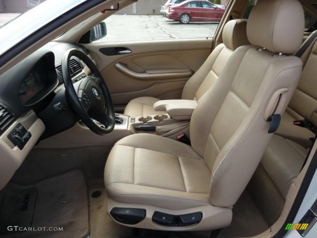 2000 3 Series 323i Coupe - Alpine White / Sand photo #6