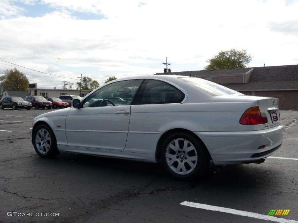 2000 3 Series 323i Coupe - Alpine White / Sand photo #8
