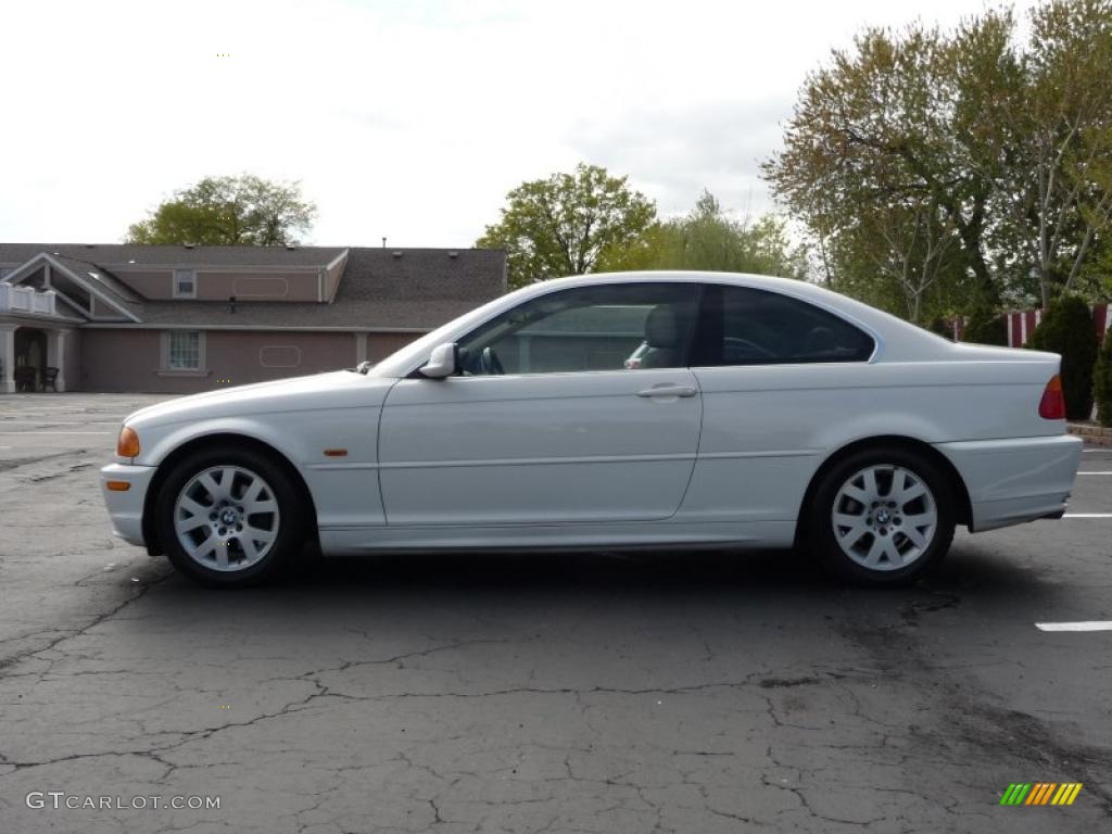 2000 3 Series 323i Coupe - Alpine White / Sand photo #9