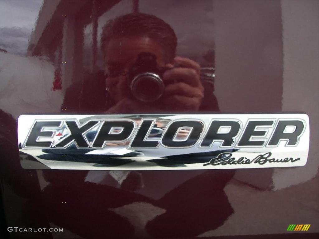 2008 Explorer Eddie Bauer 4x4 - Dark Cherry Metallic / Camel photo #11