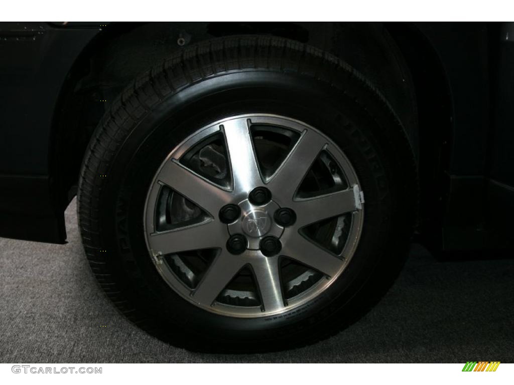 2002 Rendezvous CXL AWD - Black / Dark Gray photo #22
