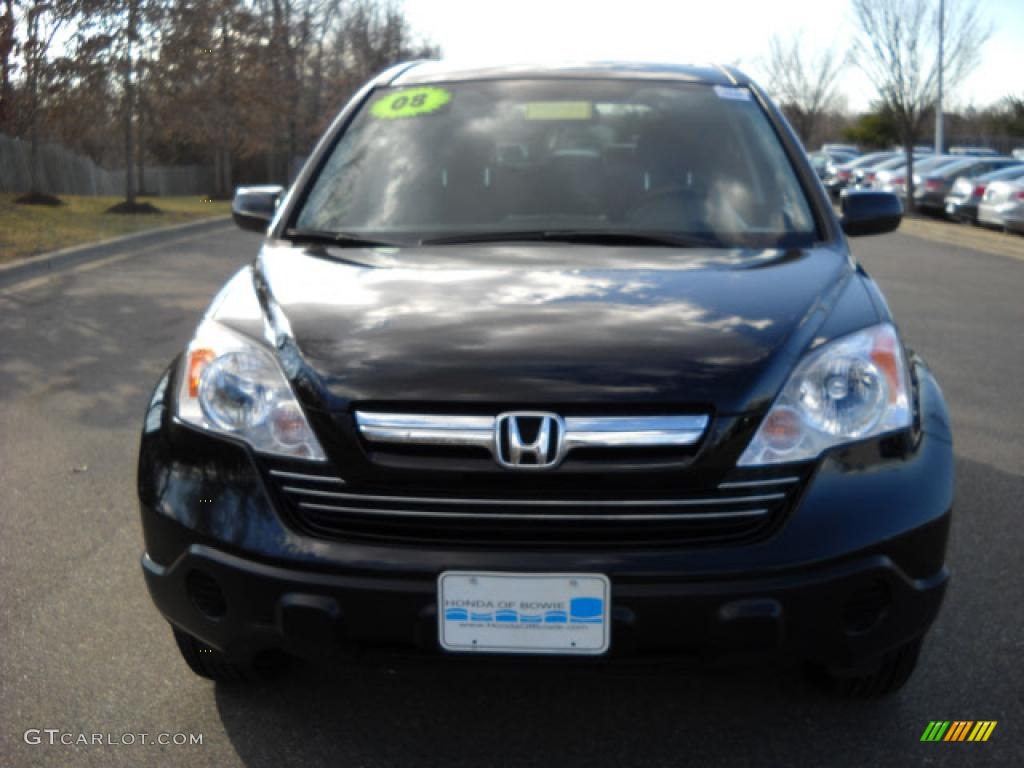 2008 CR-V EX - Nighthawk Black Pearl / Black photo #8