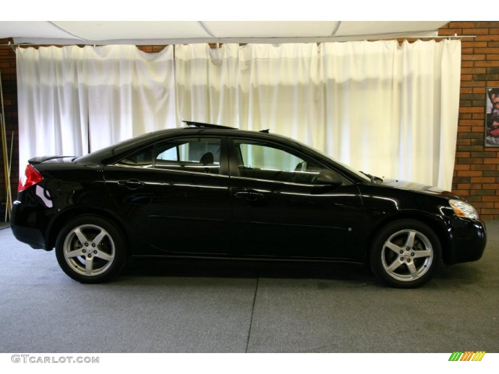 2007 G6 V6 Sedan - Black / Ebony photo #2