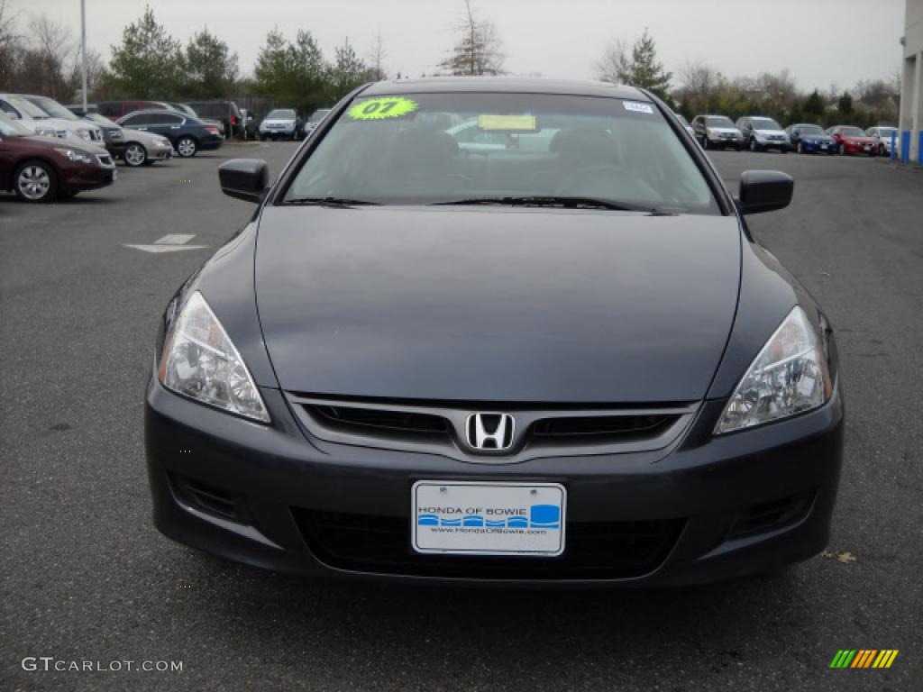 2007 Accord EX V6 Coupe - Graphite Pearl / Black photo #8