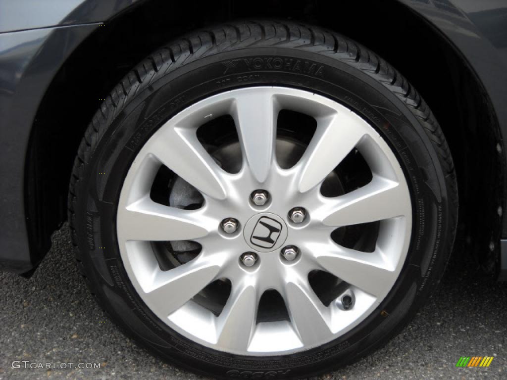 2007 Accord EX V6 Coupe - Graphite Pearl / Black photo #9