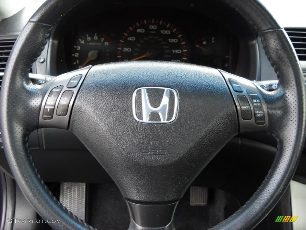 2007 Accord EX V6 Coupe - Graphite Pearl / Black photo #17