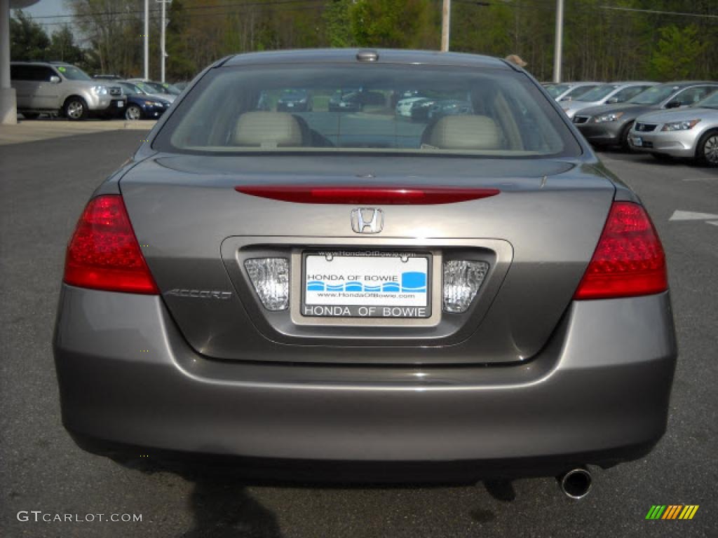 2007 Accord EX-L Sedan - Carbon Bronze Pearl / Ivory photo #4