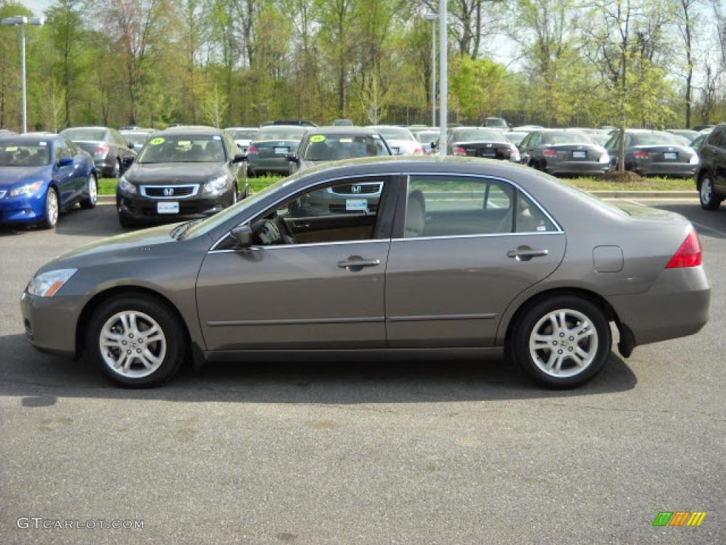 2007 Accord EX Sedan - Carbon Bronze Pearl / Ivory photo #6