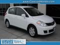 2008 Fresh Powder White Nissan Versa 1.8 S Hatchback  photo #1