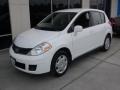 2008 Fresh Powder White Nissan Versa 1.8 S Hatchback  photo #7