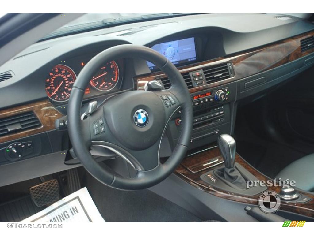 2007 3 Series 335i Coupe - Jet Black / Black photo #15