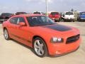 2008 HEMI Orange Pearl Dodge Charger R/T Daytona  photo #7