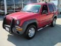 2002 Flame Red Jeep Liberty Sport  photo #1