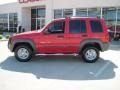 2002 Flame Red Jeep Liberty Sport  photo #3