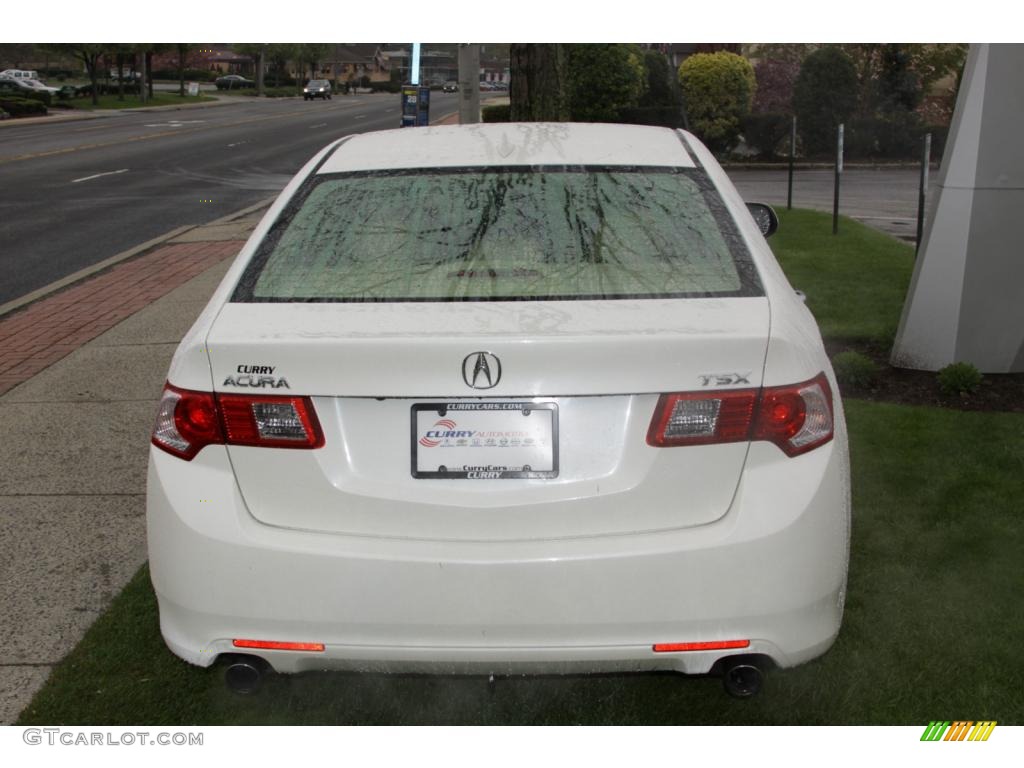 2009 TSX Sedan - Premium White Pearl / Taupe photo #6