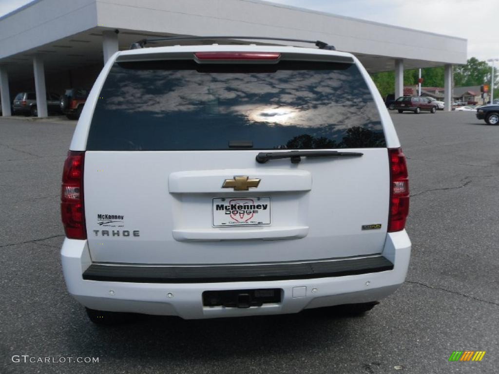2007 Tahoe LT 4x4 - Summit White / Ebony photo #3