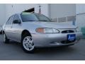 2001 Silver Frost Metallic Ford Escort SE Sedan  photo #11