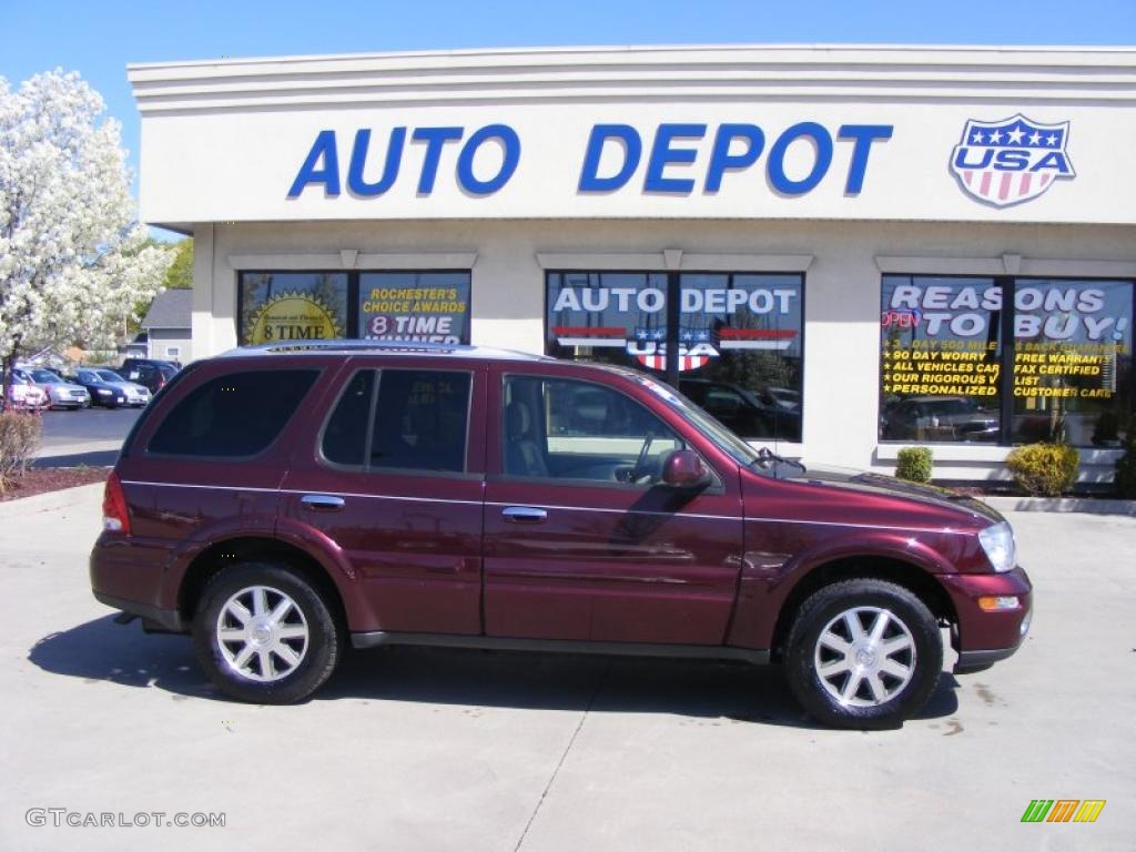 2006 Rainier CXL AWD - Dark Garnet Red Metallic / Gray photo #1