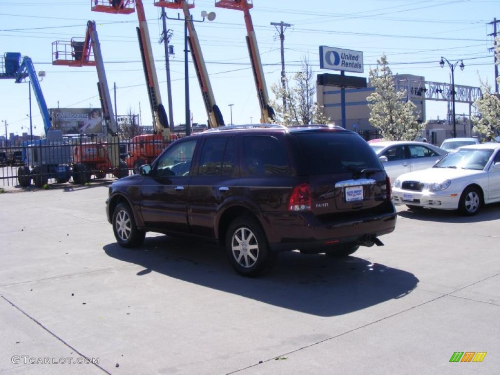 2006 Rainier CXL AWD - Dark Garnet Red Metallic / Gray photo #6