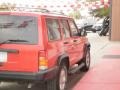 1998 Bright Red Jeep Cherokee Sport 4x4  photo #3