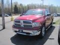 2010 Inferno Red Crystal Pearl Dodge Ram 1500 Big Horn Crew Cab 4x4  photo #1