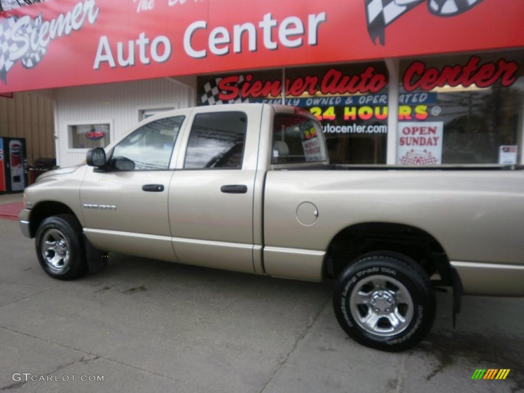 2005 Ram 1500 SLT Quad Cab 4x4 - Light Almond Pearl / Taupe photo #2