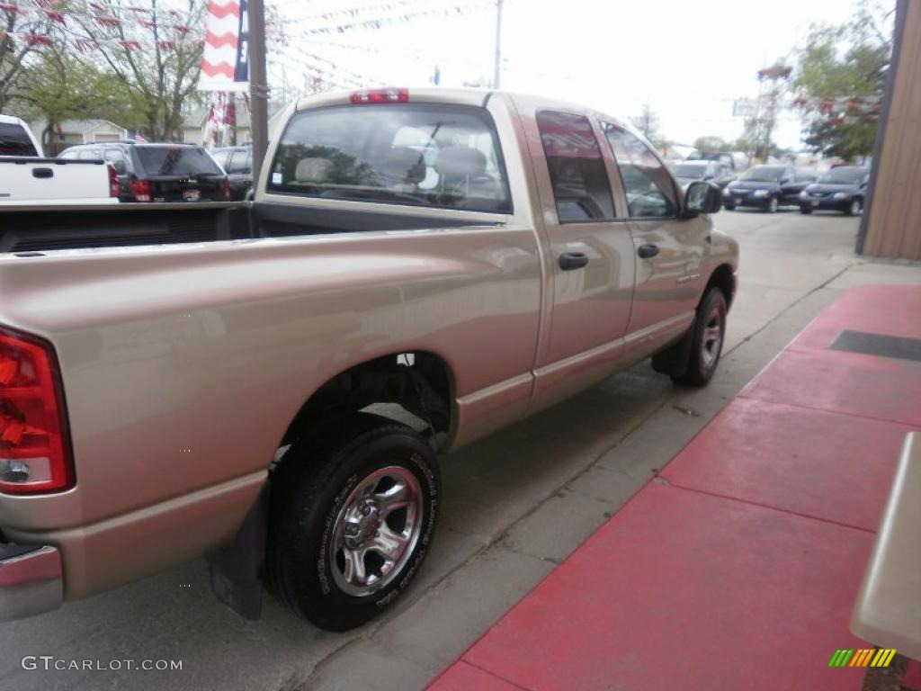 2005 Ram 1500 SLT Quad Cab 4x4 - Light Almond Pearl / Taupe photo #5