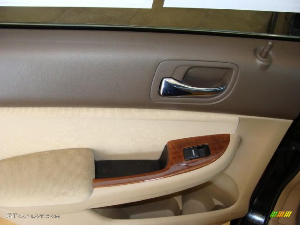 2007 Accord EX Sedan - Nighthawk Black Pearl / Ivory photo #20