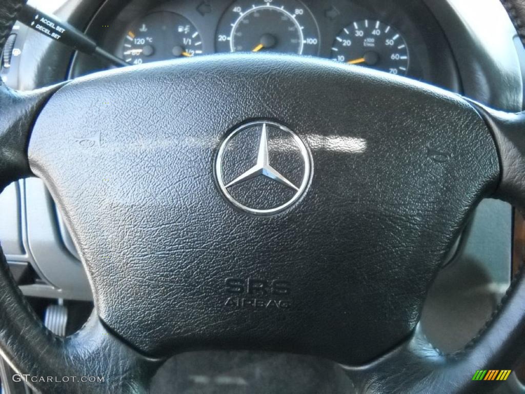 1999 ML 320 4Matic - Azure Blue Metallic / Grey photo #24