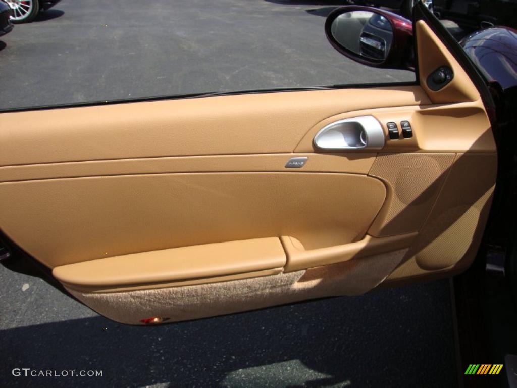 2006 Boxster  - Carmon Red Metallic / Sand Beige photo #13