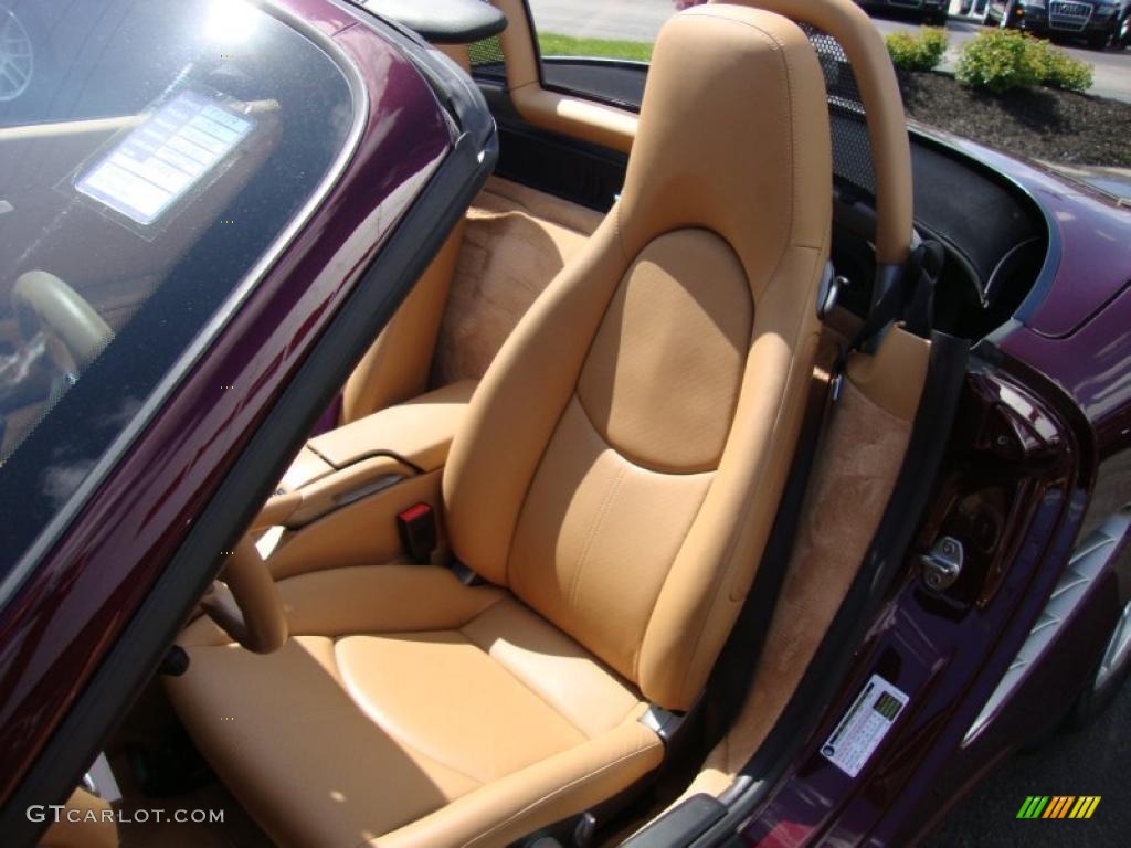2006 Boxster  - Carmon Red Metallic / Sand Beige photo #16