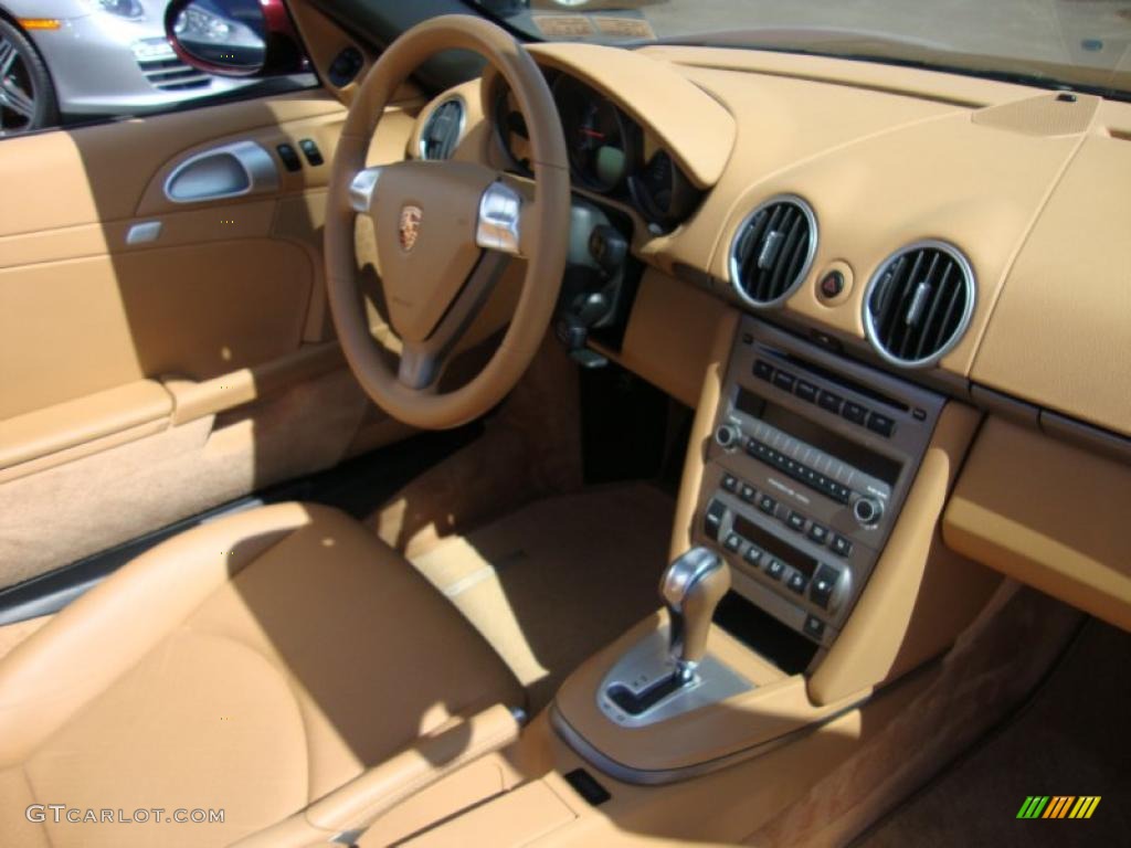 2006 Boxster  - Carmon Red Metallic / Sand Beige photo #18