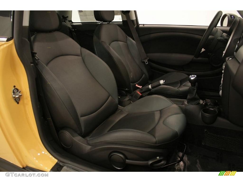 2007 Cooper Hardtop - Mellow Yellow / Grey/Carbon Black photo #22