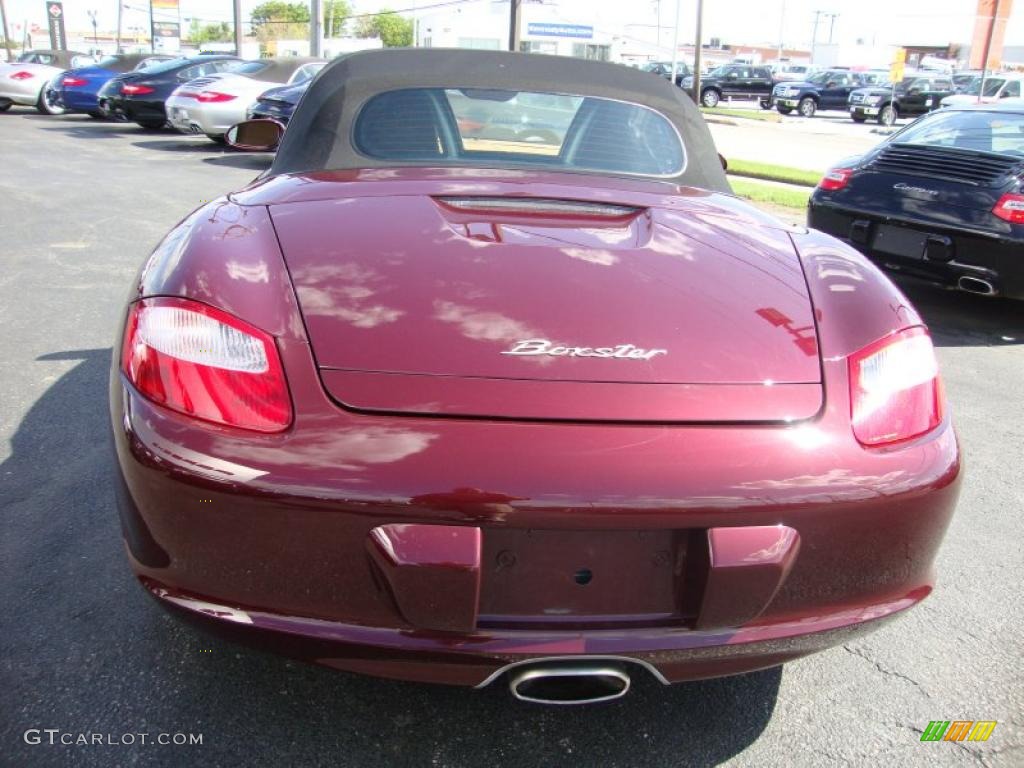 2006 Boxster  - Carmon Red Metallic / Sand Beige photo #43