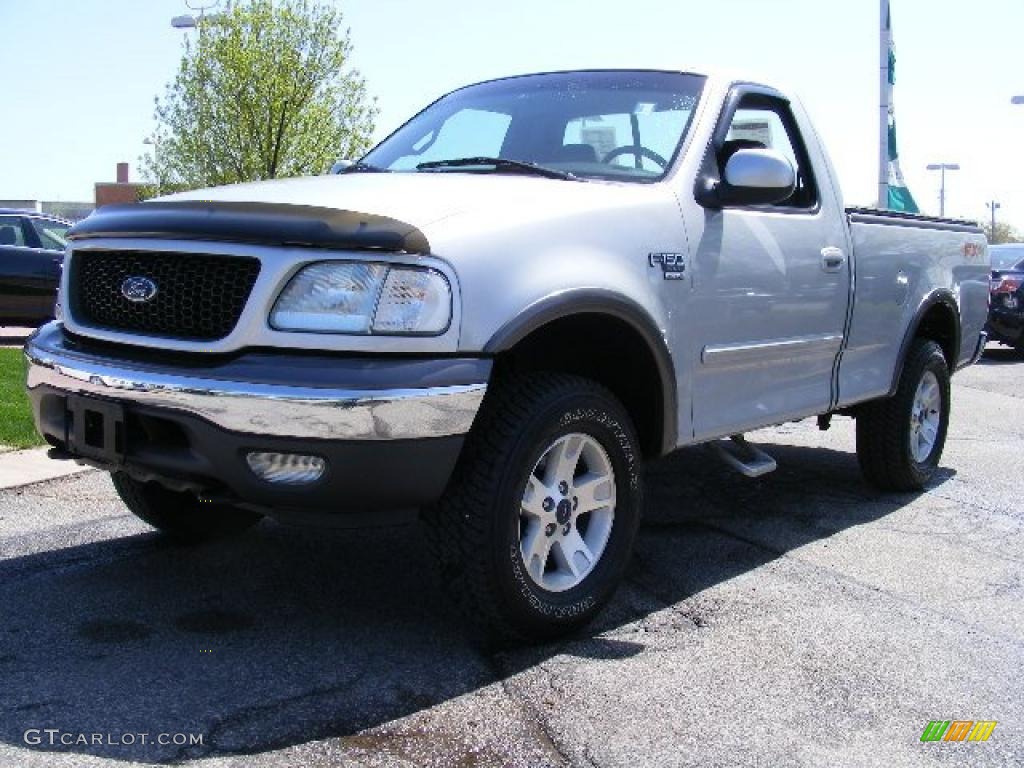 2002 F150 FX4 Regular Cab 4x4 - Silver Metallic / Dark Graphite photo #1