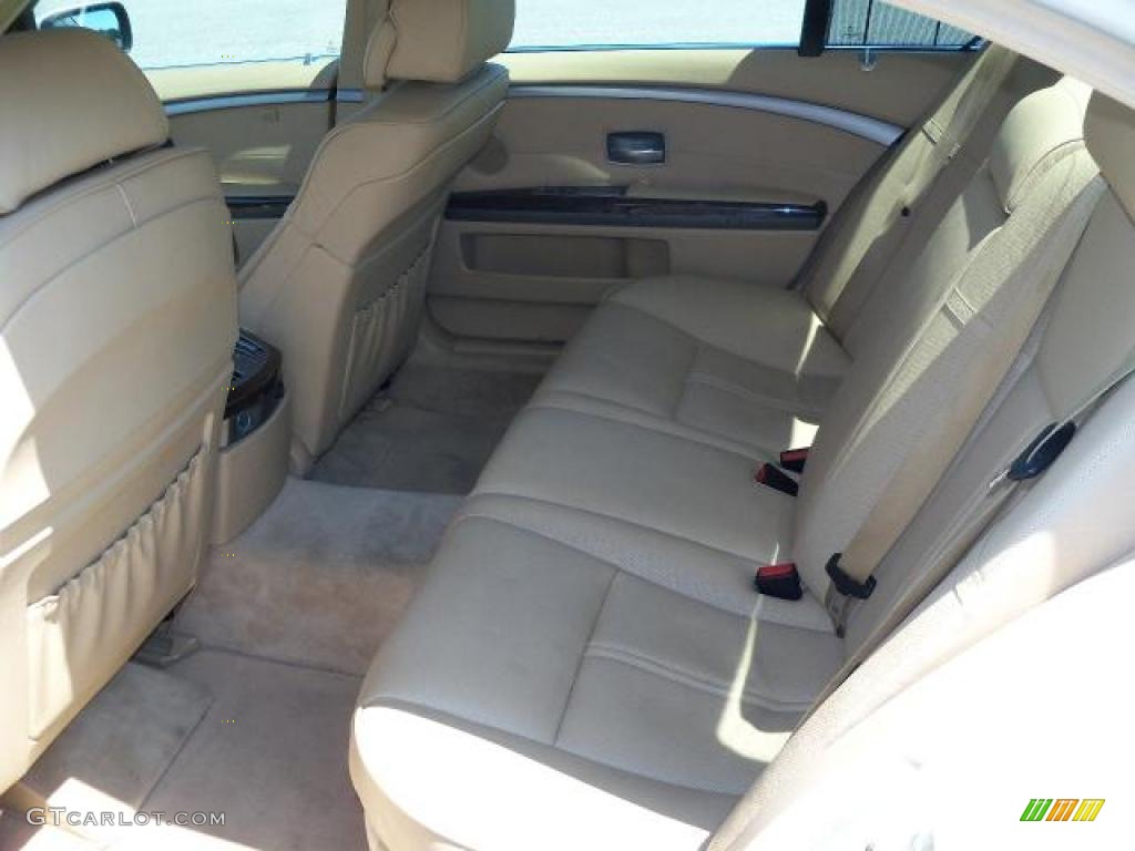 2006 7 Series 750Li Sedan - Alpine White / Dark Beige/Beige III photo #21