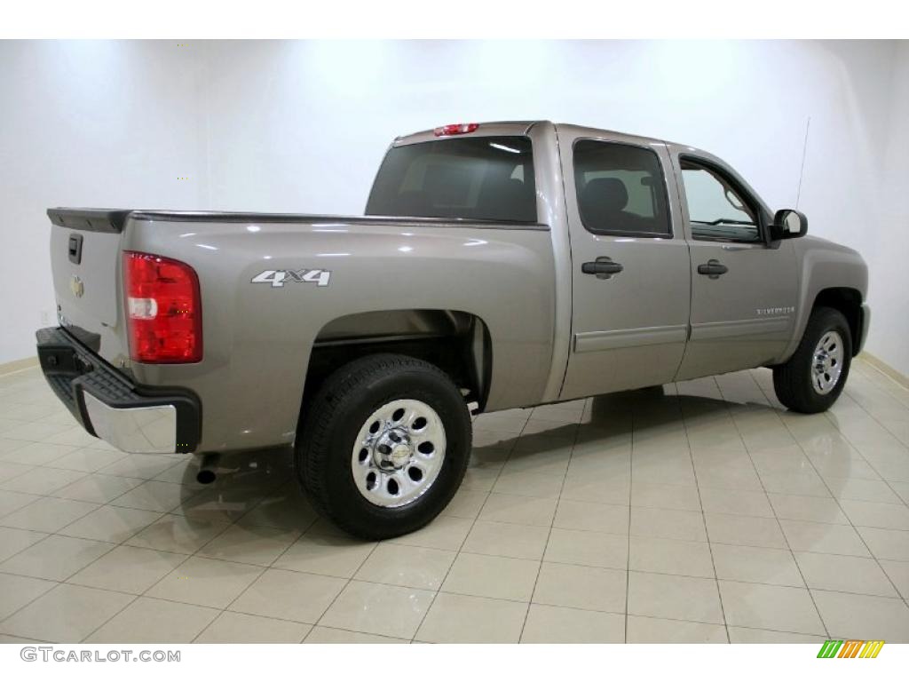 2009 Silverado 1500 LT Crew Cab 4x4 - Graystone Metallic / Ebony photo #7