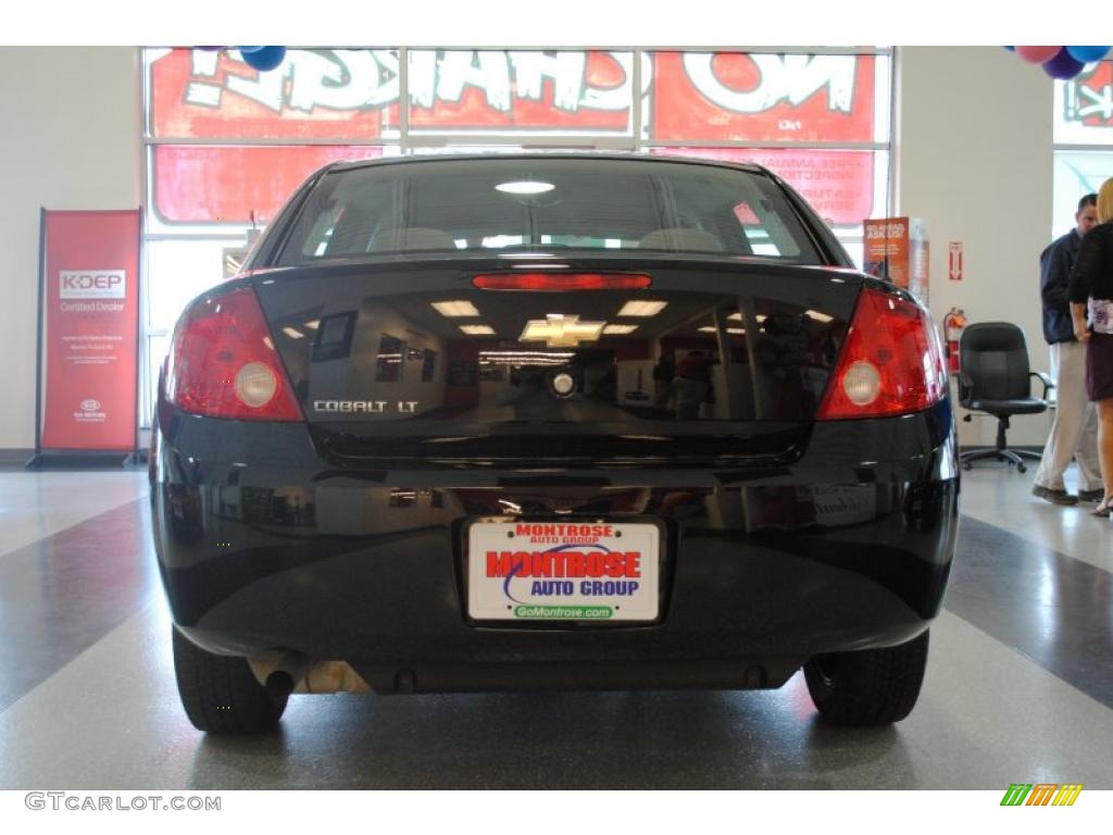 2007 Cobalt LT Sedan - Black / Gray photo #7