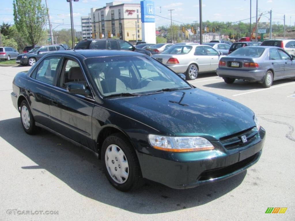1998 Accord LX Sedan - Dark Emerald Pearl / Ivory photo #7