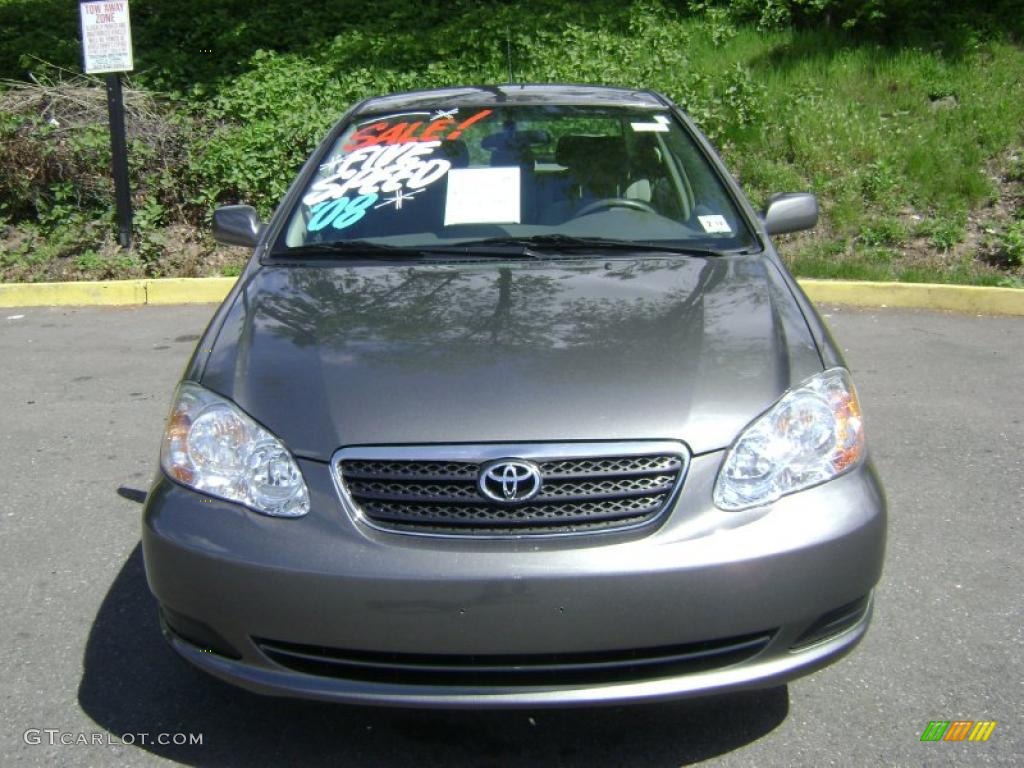 2008 Corolla LE - Phantom Gray Pearl / Stone photo #3