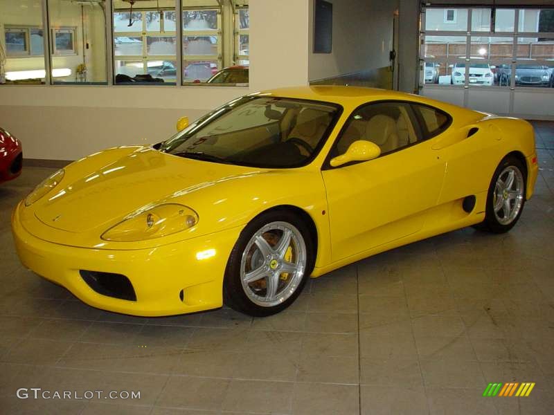 2003 360 Modena F1 - Giallo (Yellow) / Beige photo #2