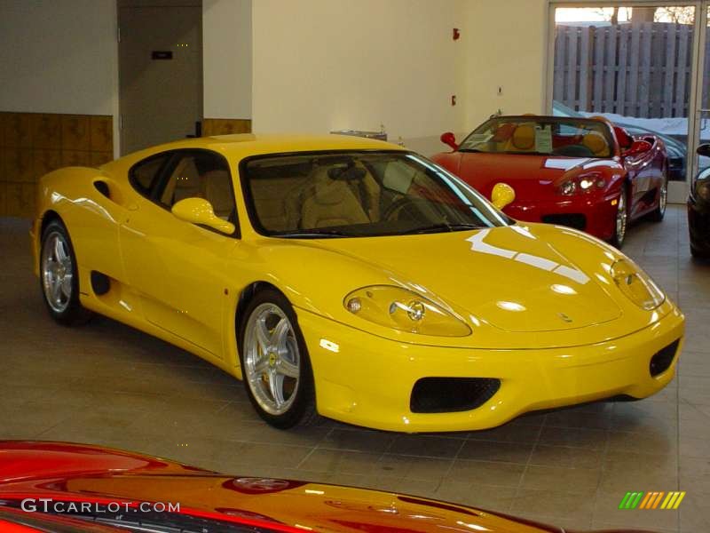 2003 360 Modena F1 - Giallo (Yellow) / Beige photo #4