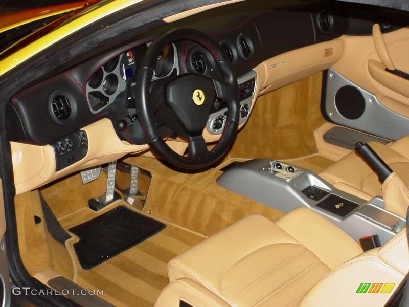 2003 360 Modena F1 - Giallo (Yellow) / Beige photo #5