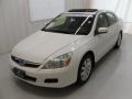 2007 Taffeta White Honda Accord EX-L V6 Sedan  photo #1